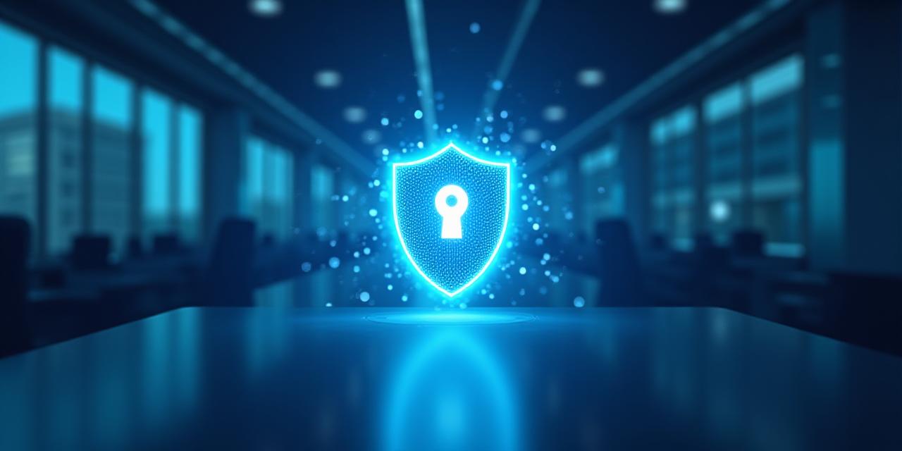 Secure data protection concept with modern technology